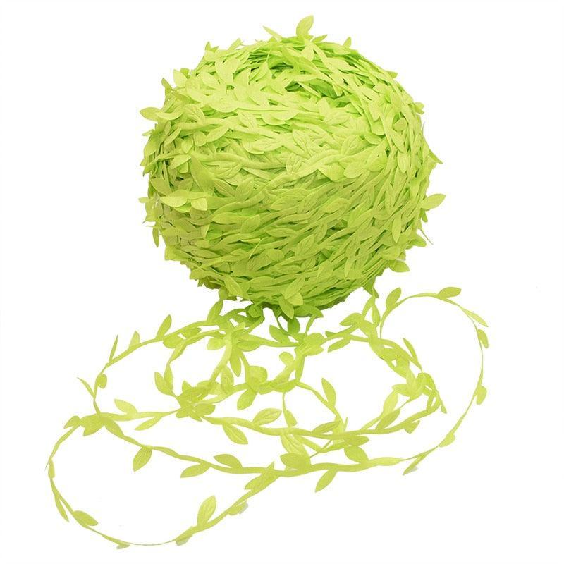 Lisslune | Nature-inspired green ivy vine ribbon: Elevate your craft and your decor with a touch of elegance