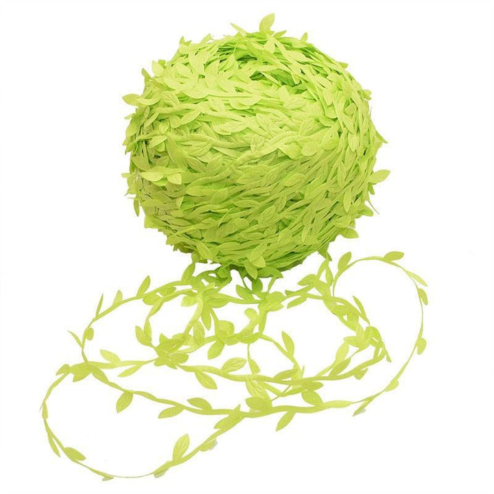 Lisslune | Nature-inspired green ivy vine ribbon: Elevate your craft and your decor with a touch of elegance