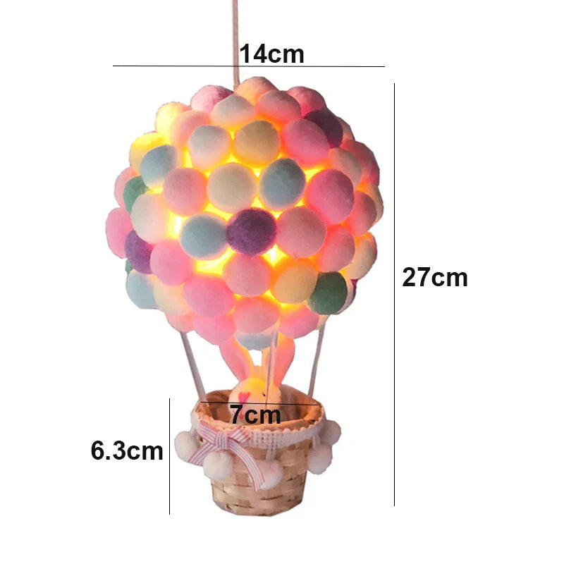 Lisslune | DIY Hot Air Balloon-Shape Flying Animals Night Lamp