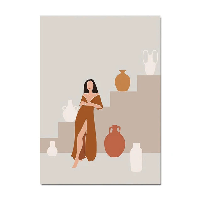 Lisslune | Girl Canvas Poster