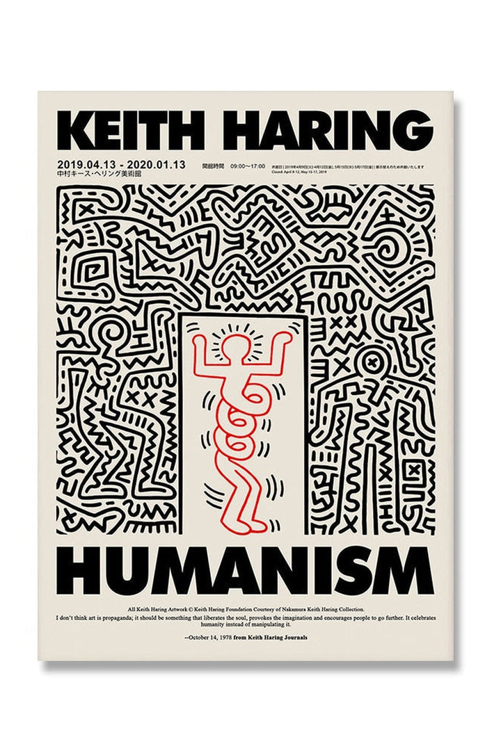 Lisslune | Keith Haring Inspired Canvas Art