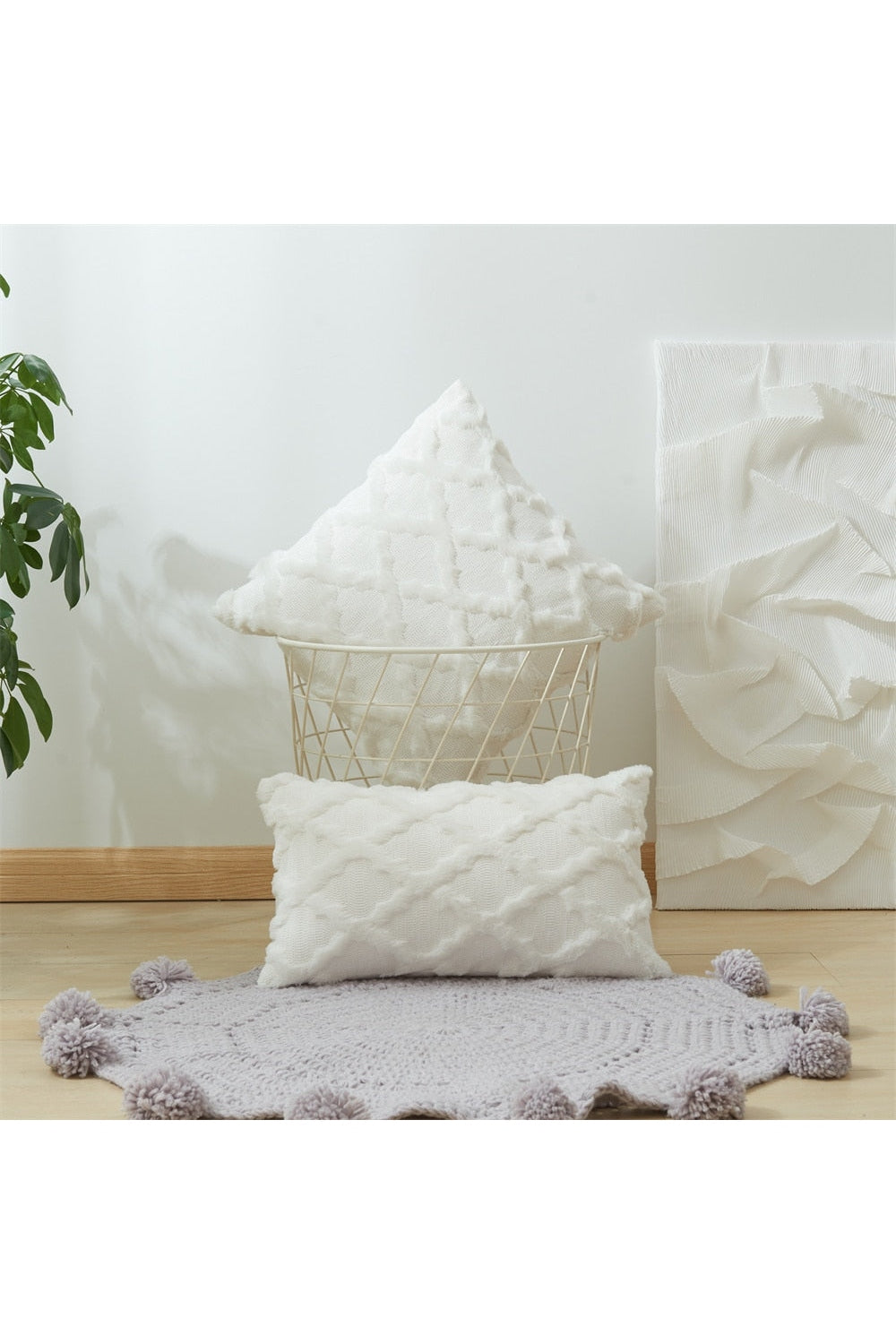 Lisslune | Rattan Plush Pillowcase