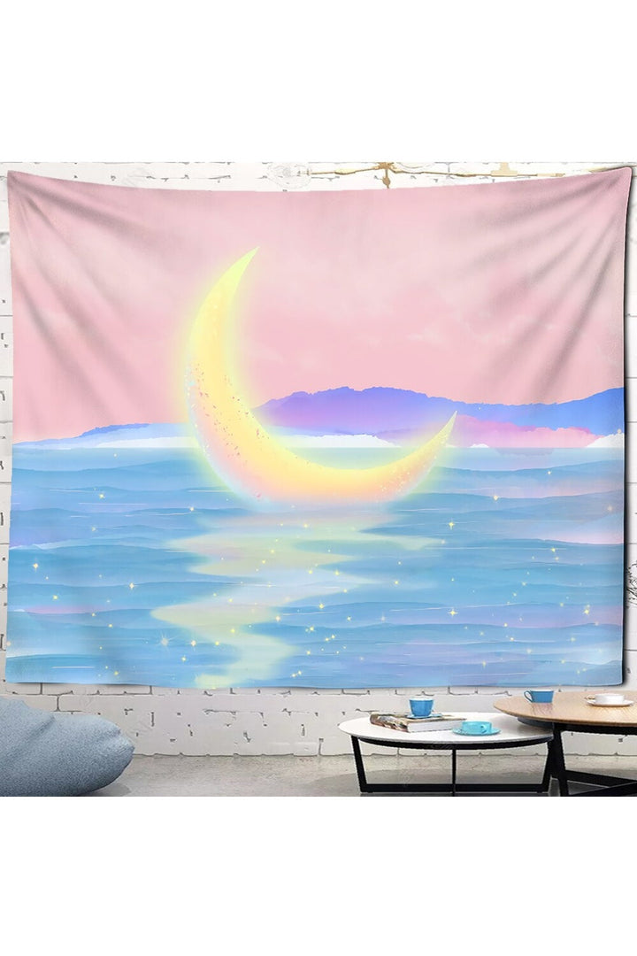 Lisslune | Pink Wall Tapestry