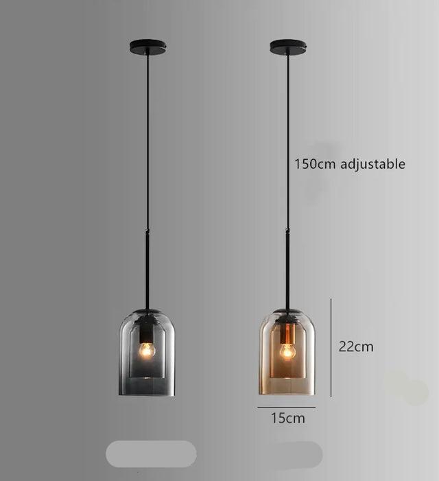 Lisslune | NordicFusion - Double glass pendants for an elegant interior