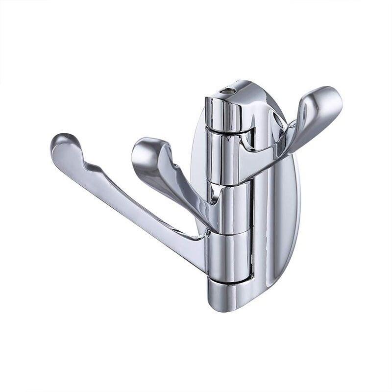 Lisslune | DOOKOLE Contemporary Stainless Steel Rotating Towel Stand with Hooks for Enhanced Bathroom Organization