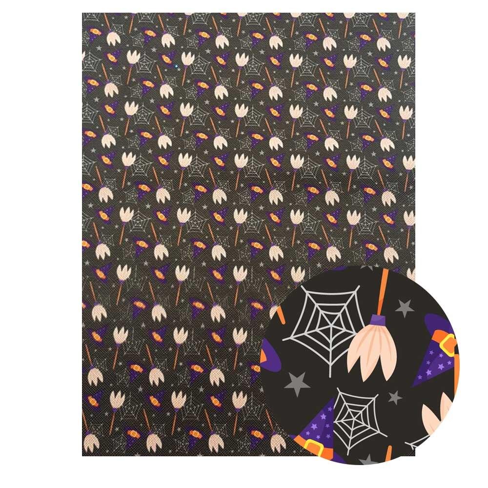 Lisslune | Sparkling Black Synthetic Leather Craft Set - Essential DIY Supplies
