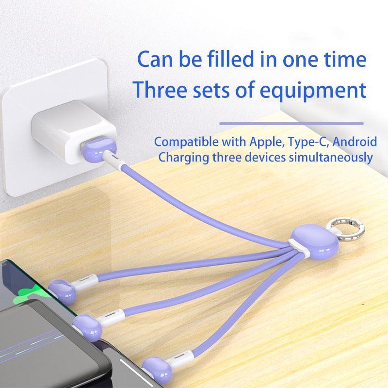 Lisslune | Compact Keychain USB Charger for iPhone and Xiaomi Redmi - Ultimate Travel Pad Solution