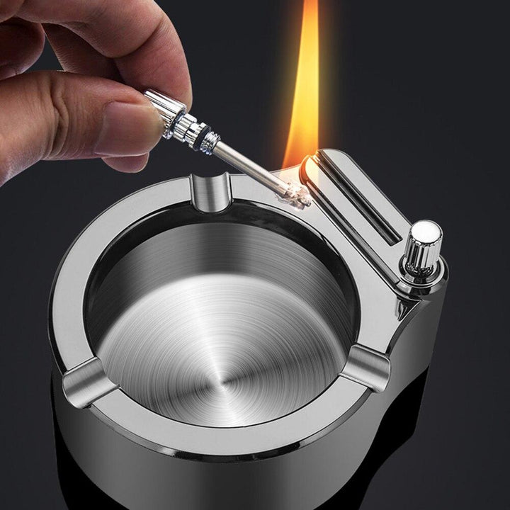 Lisslune | Metal ashtray with infinite lighter