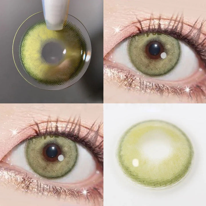 Rynx | 1 Pair Color Contact Lenses Color Lens Eyes Pupils Beauty Colored Lenses Myopia Contact Lenses Makeup Lenses with Diopters
