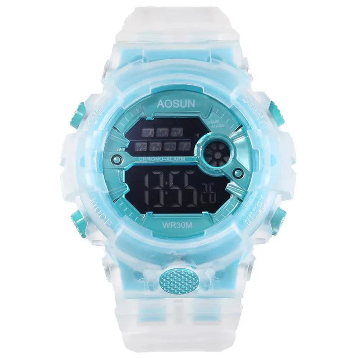 Lisslune | Vibrant Waterproof Jelly Strap Digital Watch for Kids - UTHAI CE35