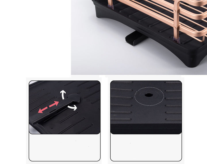 Lisslune | Creative Kitchen Matte Dish Drying Rack