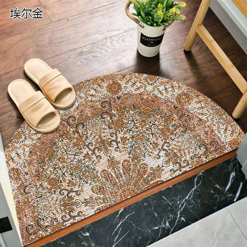 Lisslune | Bohemian non-slip semicircular doormat