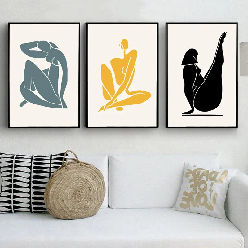 Lisslune | Silhouette Canvas Poster