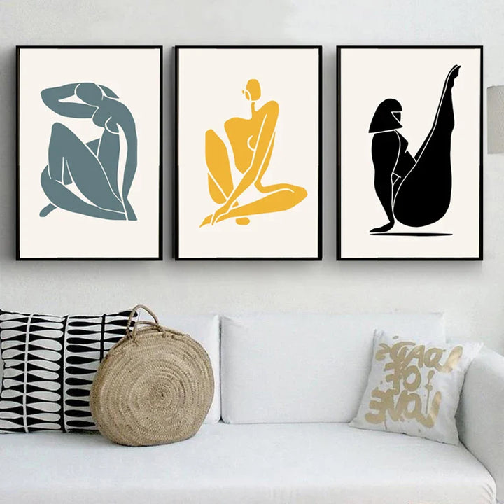 Lisslune | Silhouette Canvas Poster