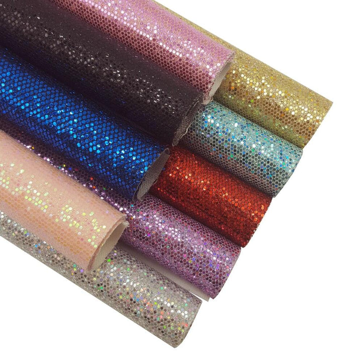 Lisslune | Shiny Synthetic Leather A4 Craft Sheets: Ignite Your Imagination
