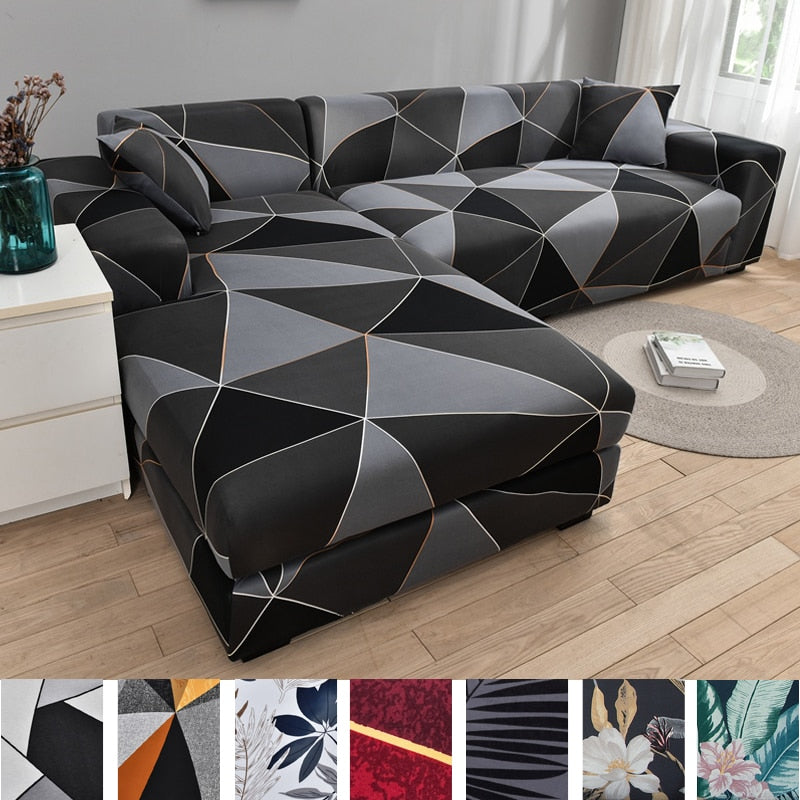 Lisslune | Modern Non-slip Colorful Elastic Sofa Cover