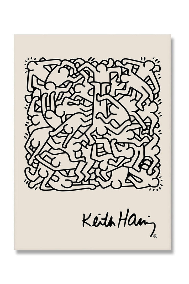 Lisslune | Keith Haring Inspired Canvas Art