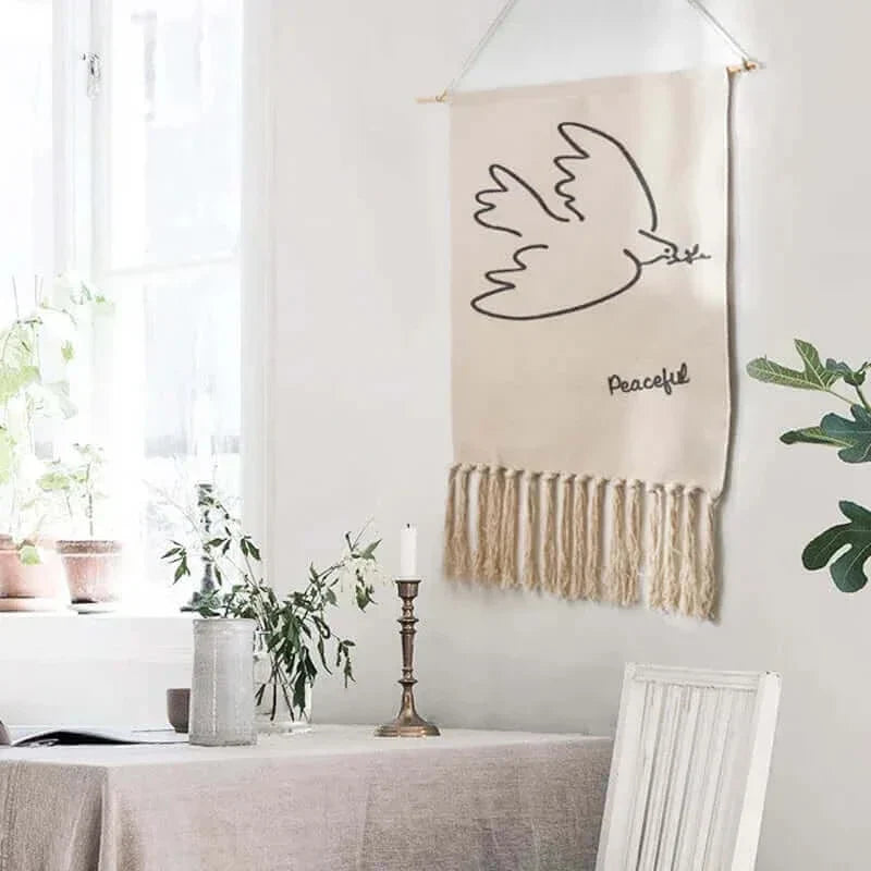 Lisslune | Macrame Hanging Cotton Rug