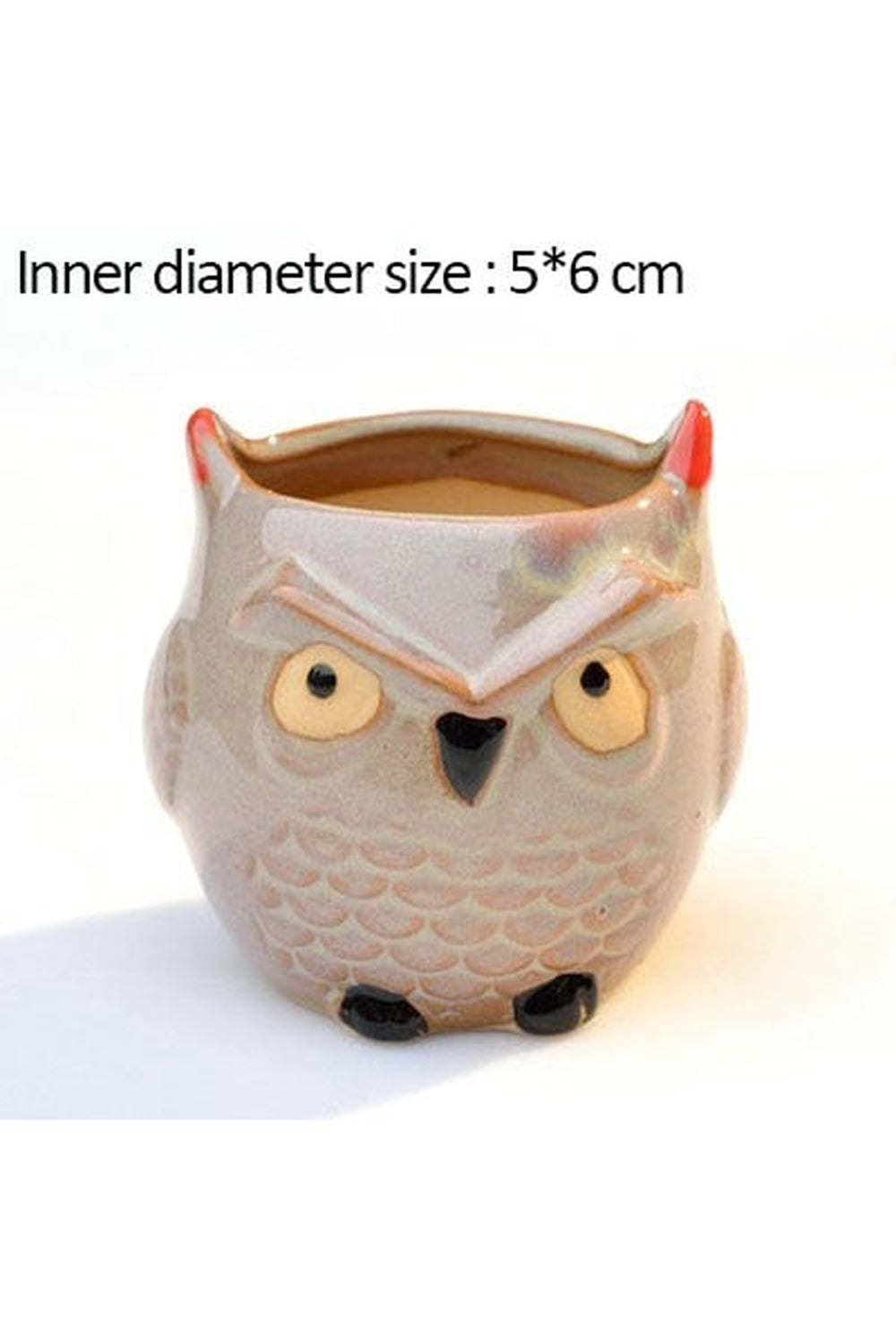 Lisslune | Owl Ceramic Flower Pot
