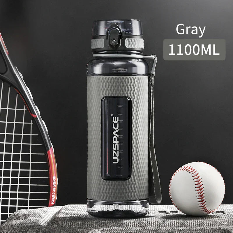 Lisslune | UZSPACE Sport Water Bottles, BPA-free, portable, impact-resistant, leak-proof, large capacity, fitness water kettle, Tritan plastic drinking bottle