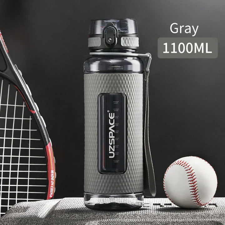 Lisslune | UZSPACE Sport Water Bottles, BPA-free, portable, impact-resistant, leak-proof, large capacity, fitness water kettle, Tritan plastic drinking bottle