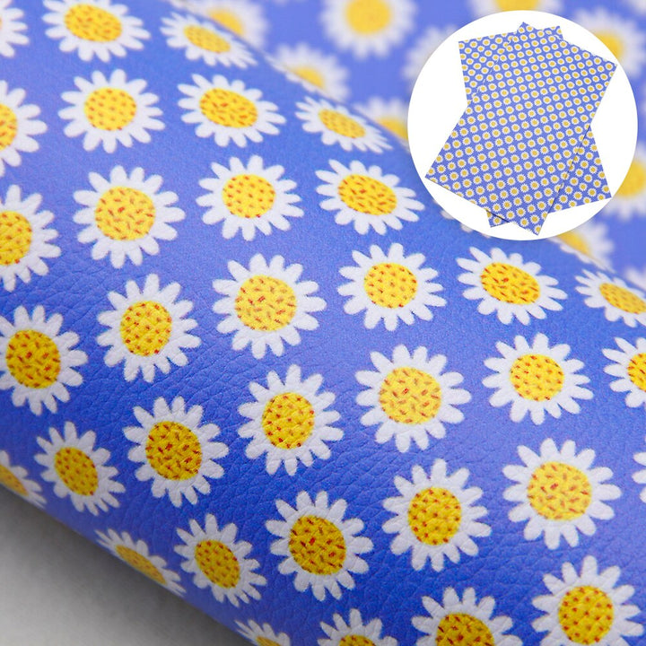 Lisslune | Floral Elegance Synthetic Leather Creative Sheets