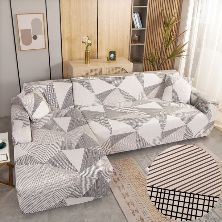 Lisslune | Modern Non-slip Colorful Elastic Sofa Cover