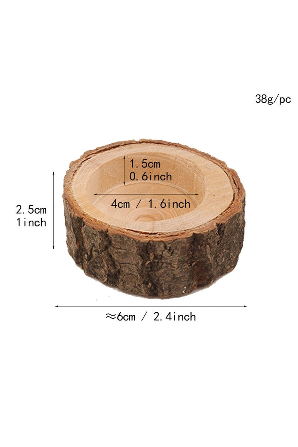 Lisslune | Wooden candle holder art