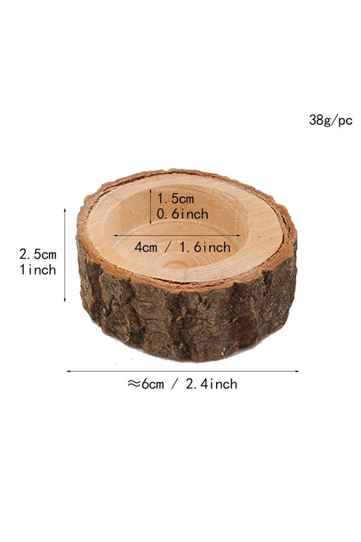 Lisslune | Wooden candle holder art
