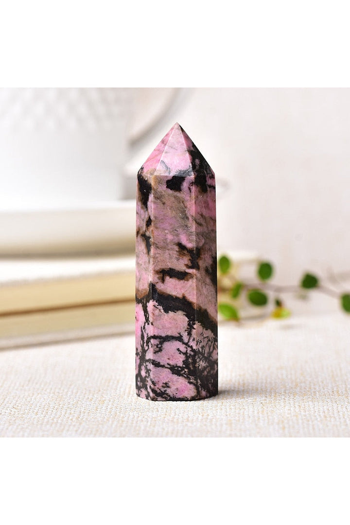 Lisslune | Rhodonite Crystal Obelisk