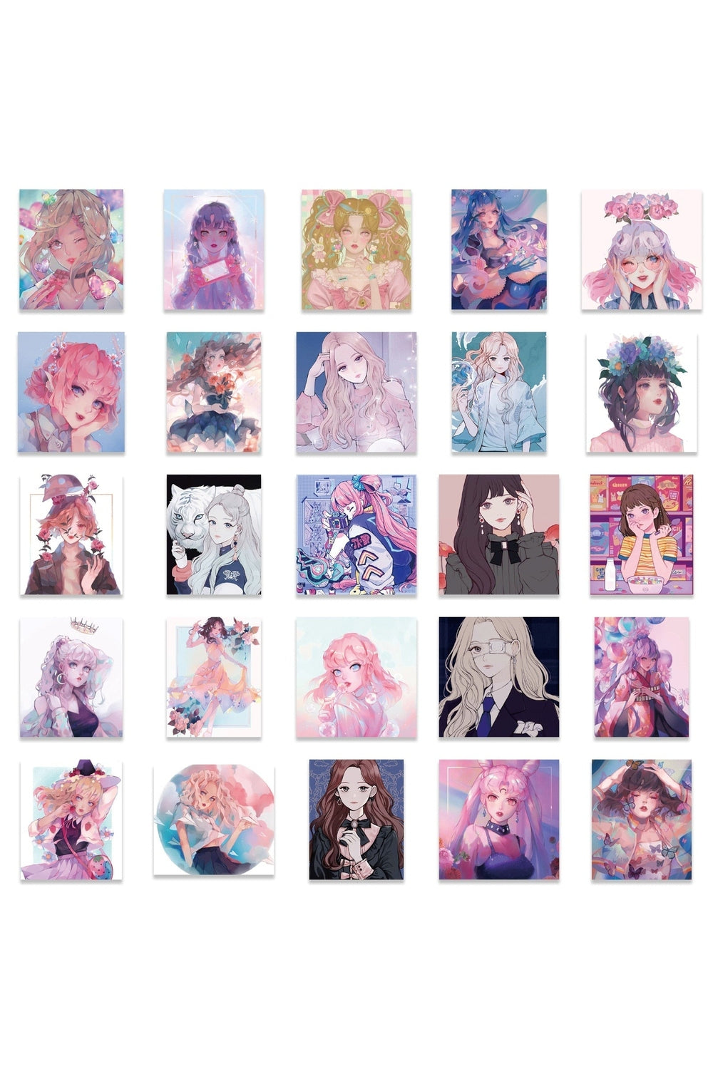 Lisslune | Girl Theme Sticker Set