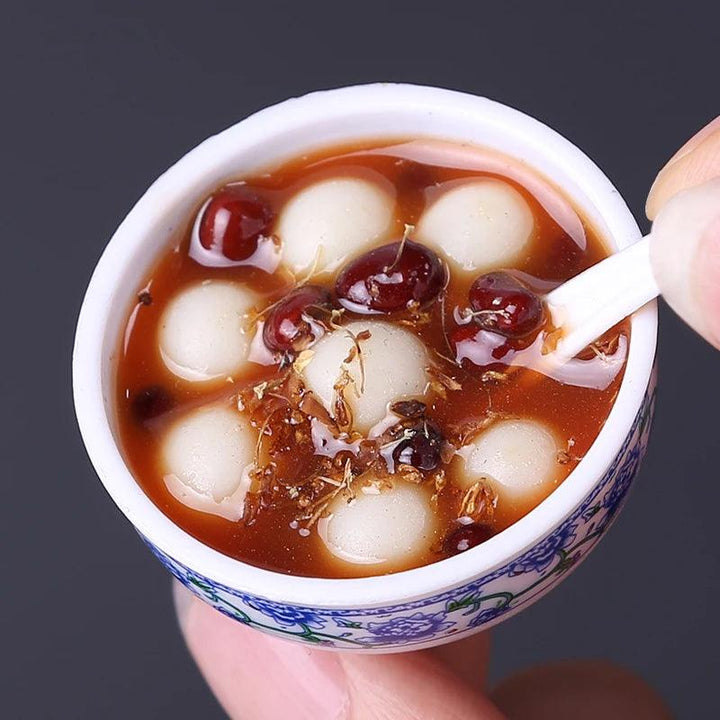Lisslune | Enchanting Mini Chinese Cuisine Bowl Playset - Cute Decorative Items for Children and Home