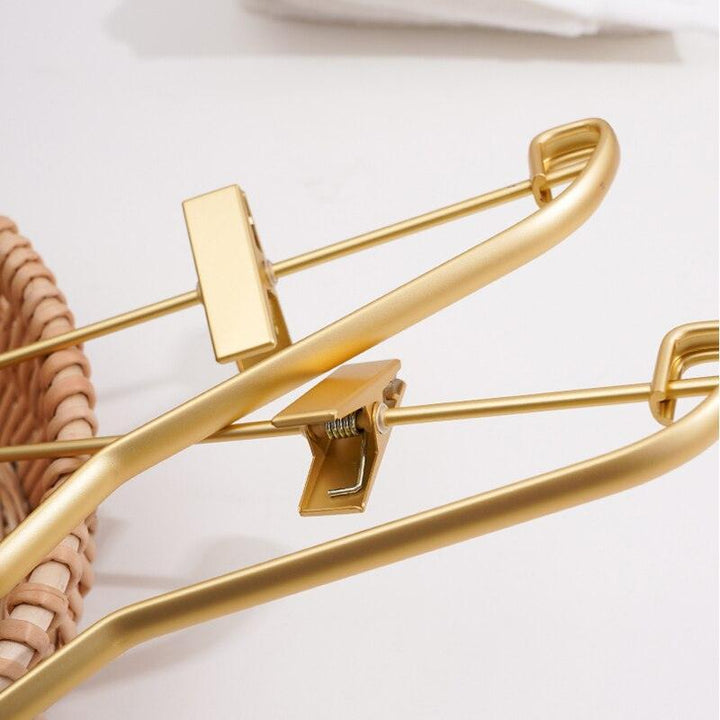Lisslune | Premium Non-Slip Trouser Hanger Collection - 5 Pack in Sturdy Metal & Aluminum Alloy