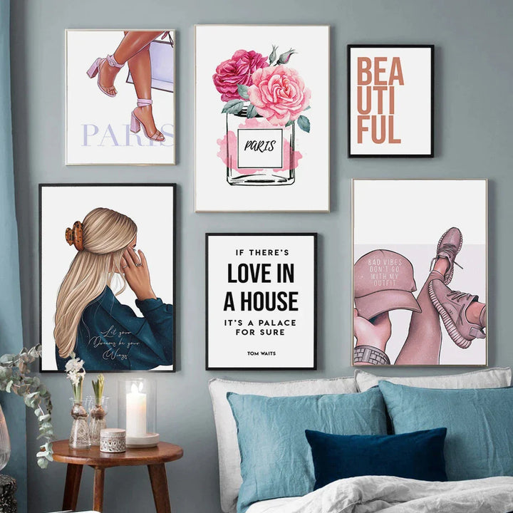 Lisslune | Girl Canvas Poster
