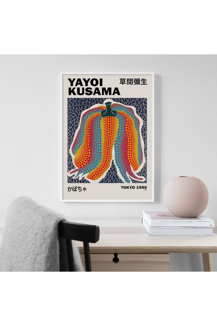 Lisslune | Kusama Artwork Canvas Poster