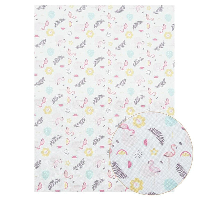 Lisslune | Lively Animal Print Synthetic Leather Sheets for Creative Handbag Designs