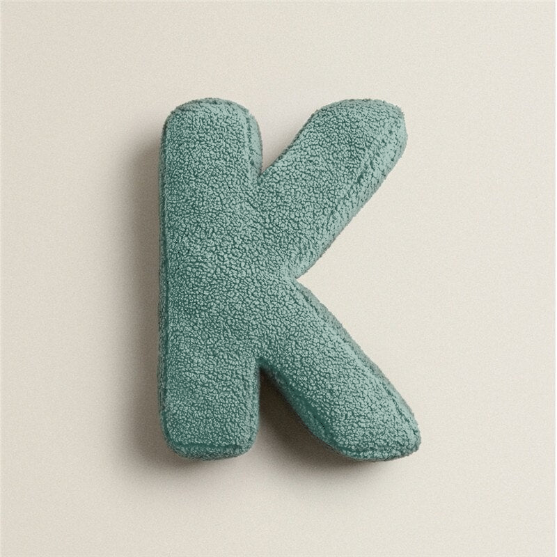 Lisslune | Alphabet Letter Fleece Pillow