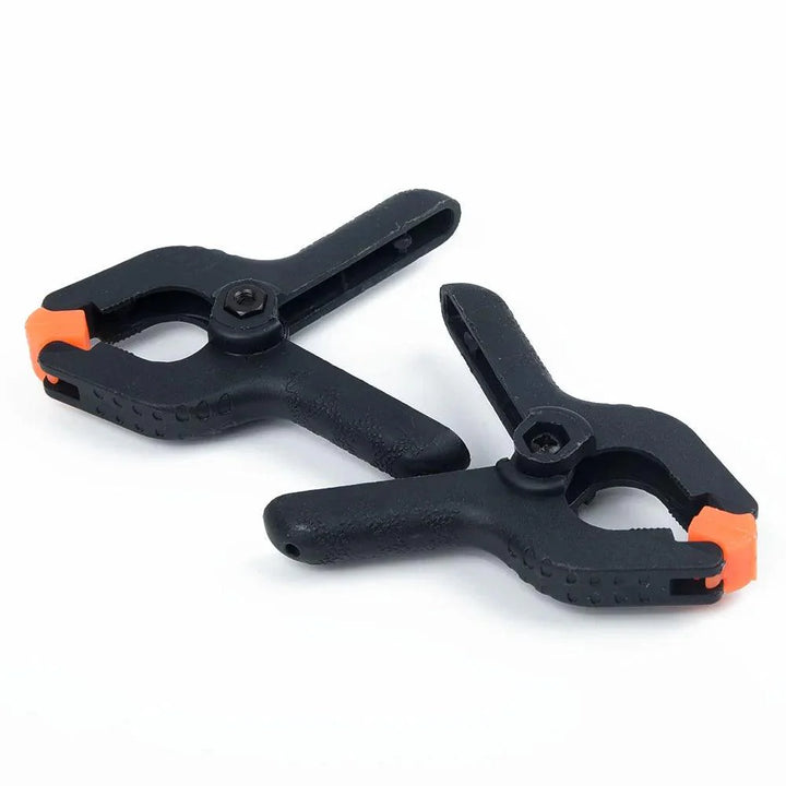 Lisslune | Sustainable 6-piece plastic clamp set with spring for woodworking and DIY tasks