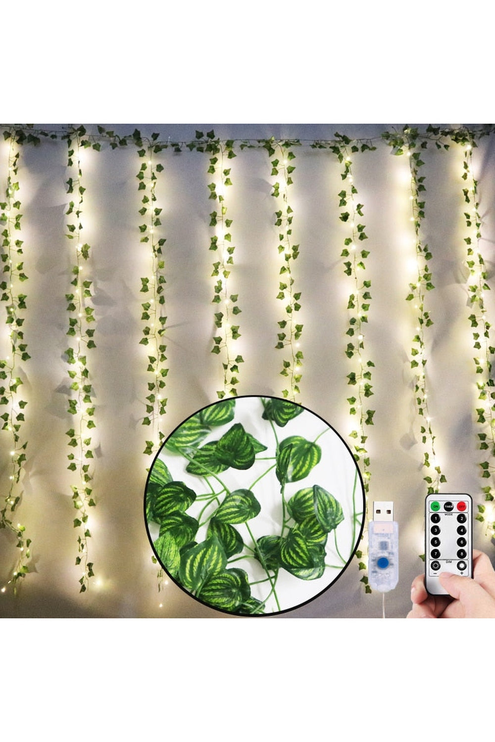 Lisslune | illuminated artificial ivy