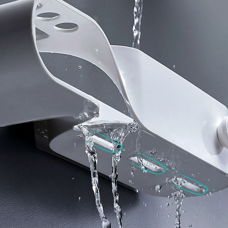 Lisslune | S-shaped space-saving shower storage rack: Waterproof bathroom organizer