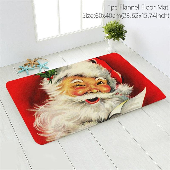 Lisslune | Cheerful Holiday Doormat for a Cheerful Welcome