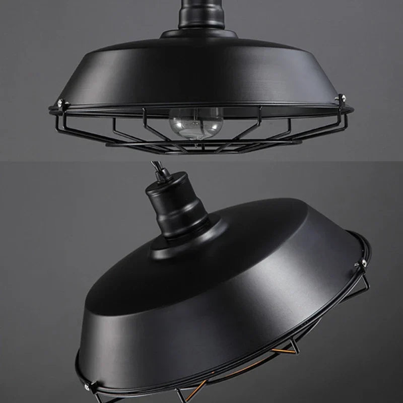 Lisslune | Vintage Loft Pendant Light: Industrial Retro Iron Ceiling Light Chandelier for Living Room, Restaurant, Bar, Kitchen