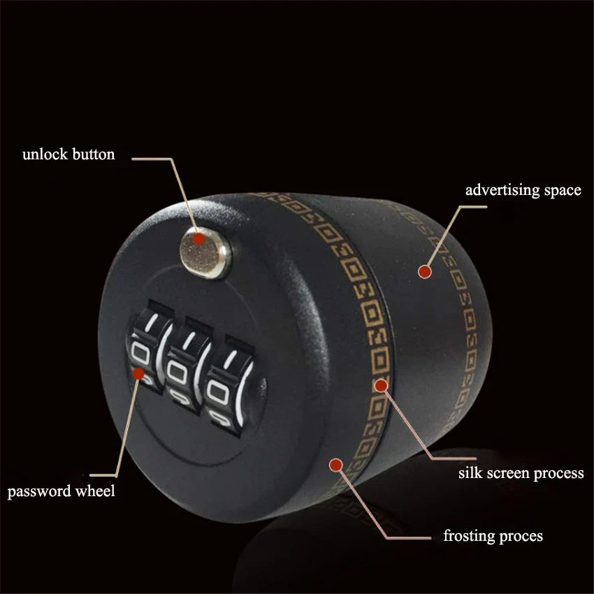 Lisslune | Drink Safe Reusable Childproof Password Lock Wine Bottle Stopper