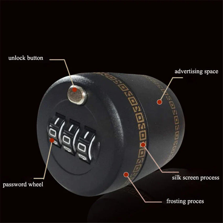 Lisslune | Drink Safe Reusable Childproof Password Lock Wine Bottle Stopper