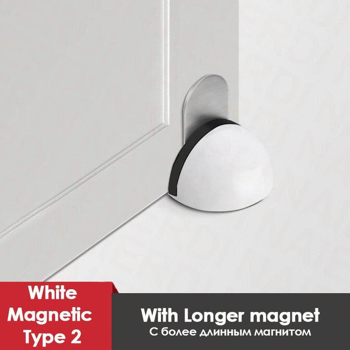 Lisslune | SilentShield Magnetic Door Stopper Set - Premium Stainless Steel for a Peaceful Home
