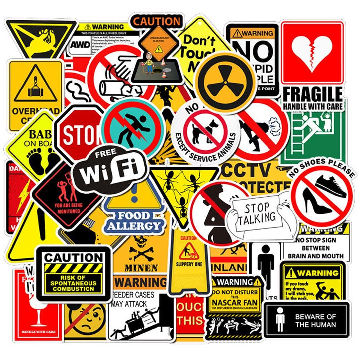 Lisslune | Stylish safety stickers - Make a statement with caution