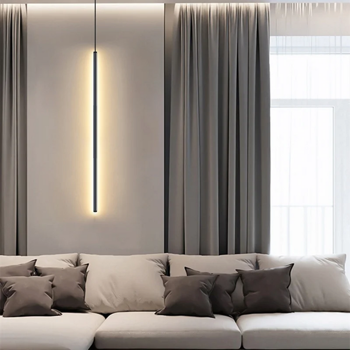 Lisslune | Nordic LED Pendant Light: Minimalist design with creative lines, perfect for the bedroom, dining area