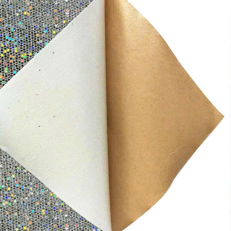 Lisslune | Glittering Diamond Glitter Self-Adhesive Fabric - Elevate Your DIY Creations