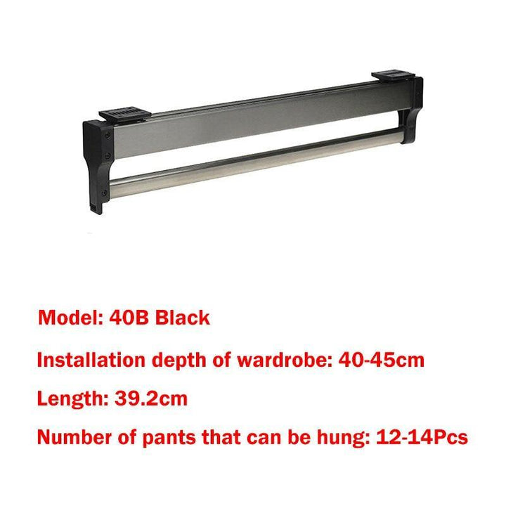 Lisslune | Adjustable telescopic wardrobe pole for optimal management of closet space