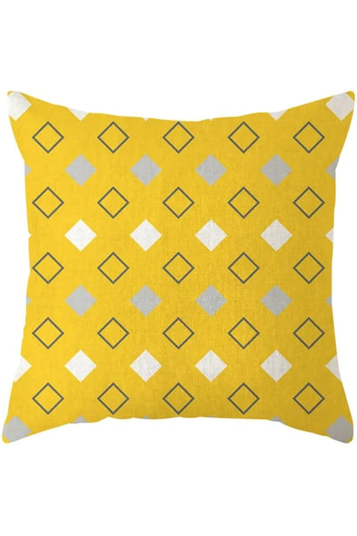 Lisslune | Yellow Deer Geometry Pillowcase